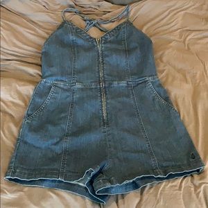 denim play suit
